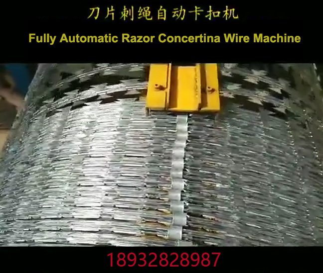 Razor Concertina Wire Machine